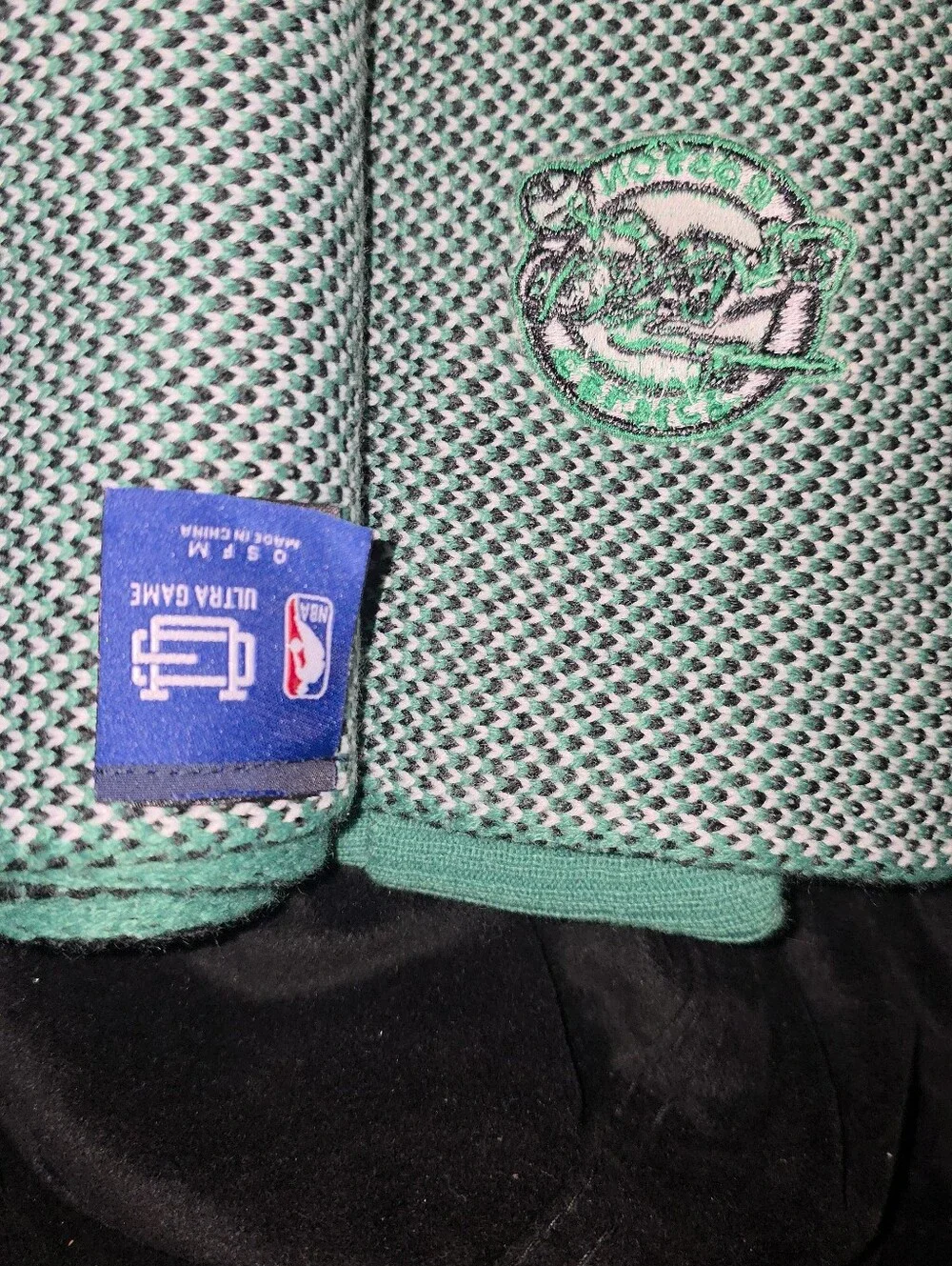 Boston Celtics Kids Pom Beanie Scarf Set - Green NWT Skully Set